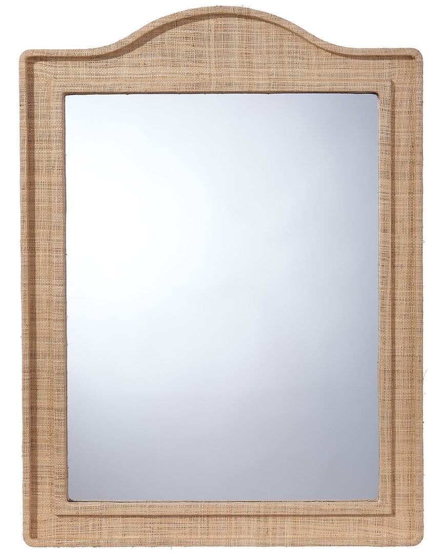 Jamie Young Hilltop Raffia Arch Wall Mirror