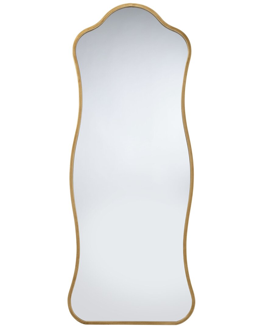 Jamie Young Aurora Wavy Iron Floor Mirror