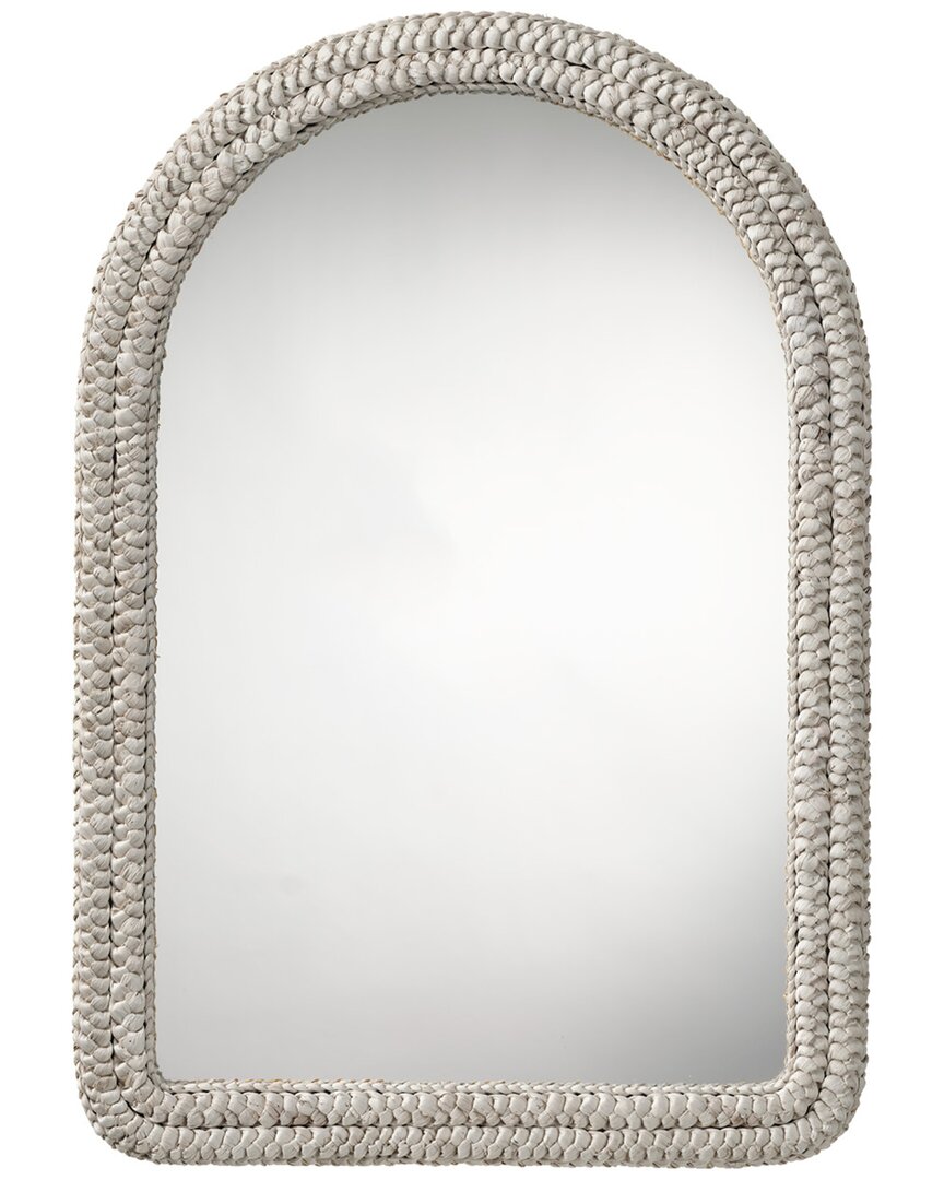 Jamie Young Grain Woven Corngrass Arch Wall Mirror