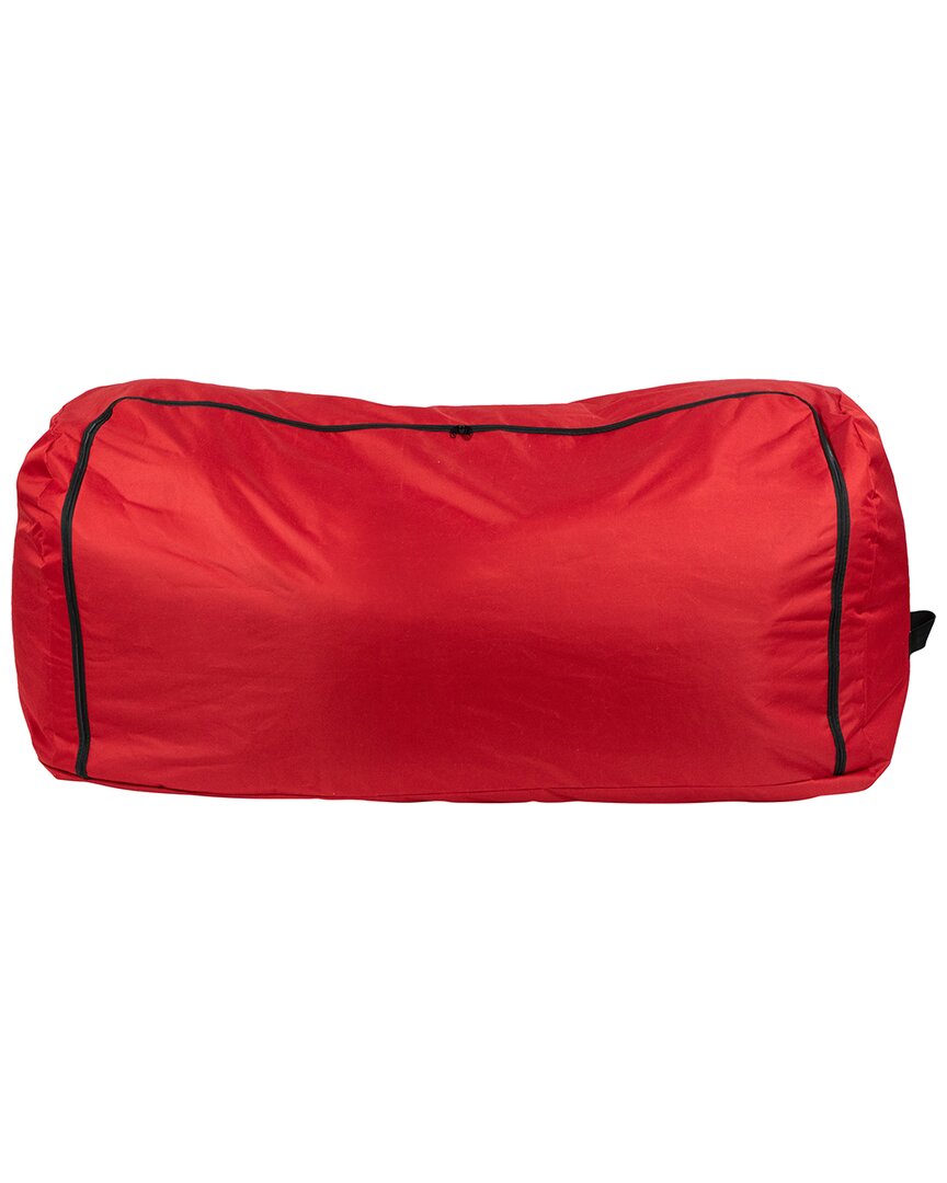 Northlight 57in Red Artificial Christmas Tree Rolling Storage Box In Red