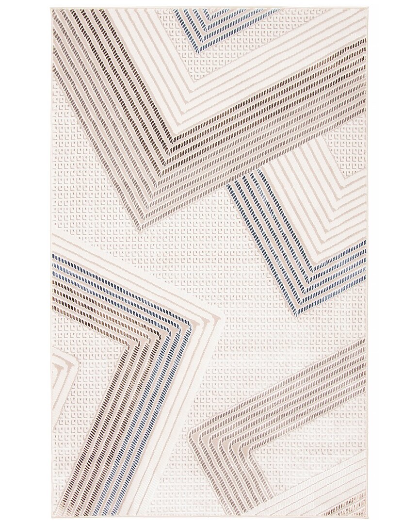 Ecarpet Bentley Contemporary/modern Area Rug In Neutral