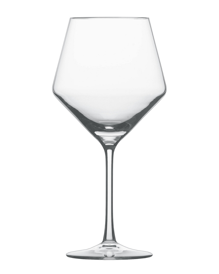 Schott Zwiesel Glass Pure Tritan Crystal Burgundy Wine Glasses (set Of 6) In Clear