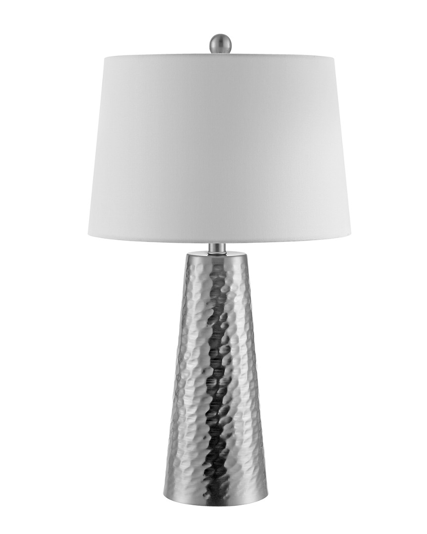 Shop Safavieh Batul Iron Table Lamp In Metallic