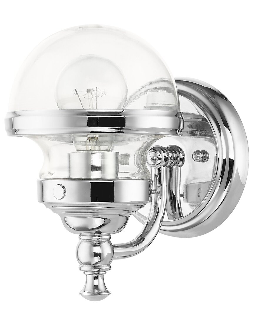 Livex Lighting 1-light Polished Chrome Vanity Sconce