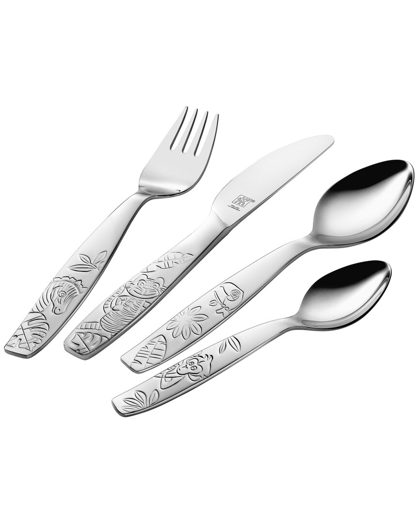 Zwilling J.a. Henckels 4pc Jungle Kid's Flatware Set
