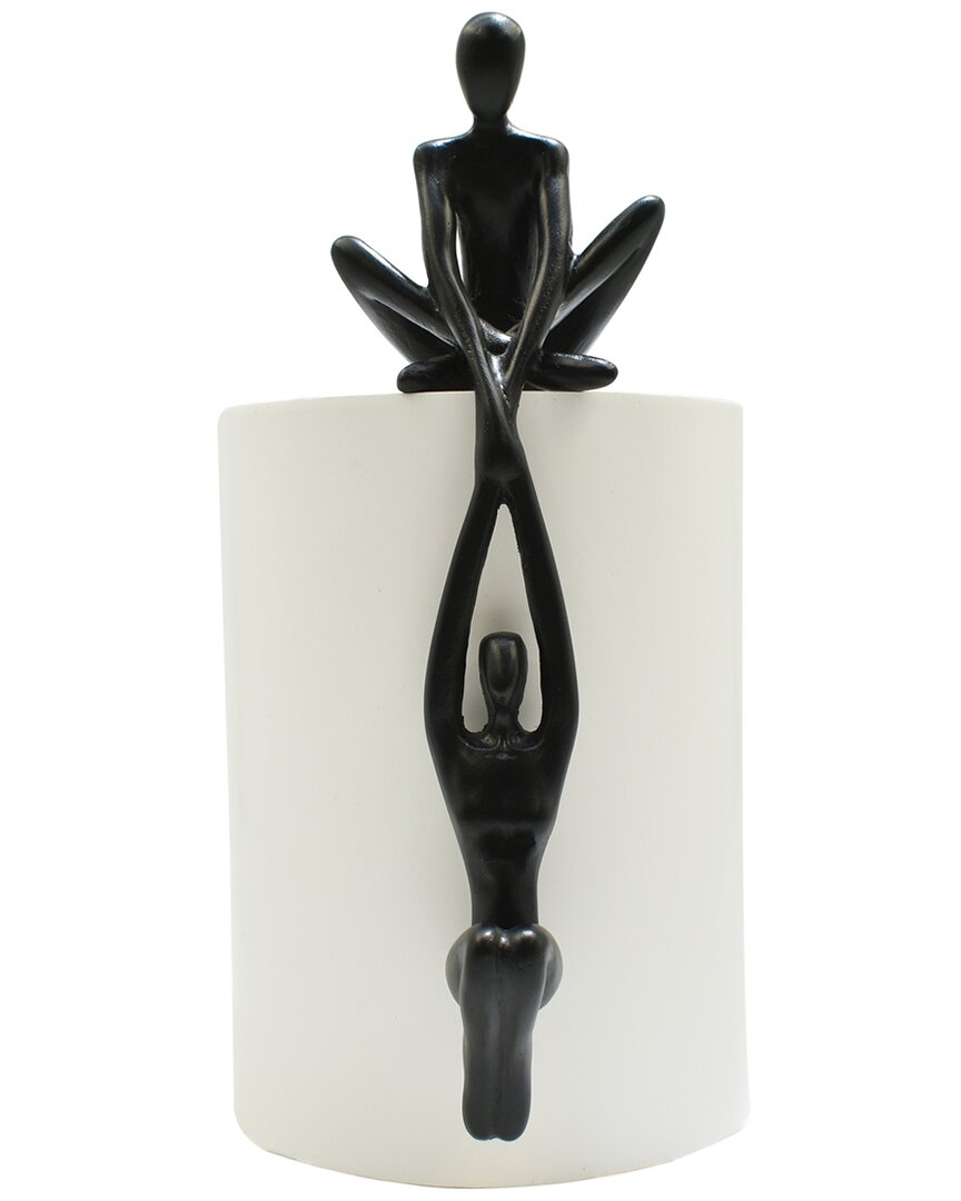 Adam & Friends Man Lifting Woman Onto Ledge Sculpture