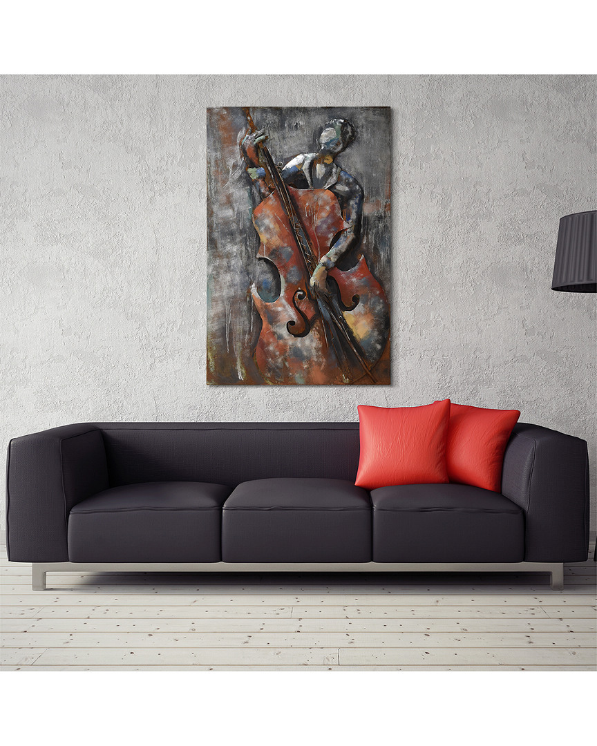 Empire Art Direct The Bassist Metal Artwork