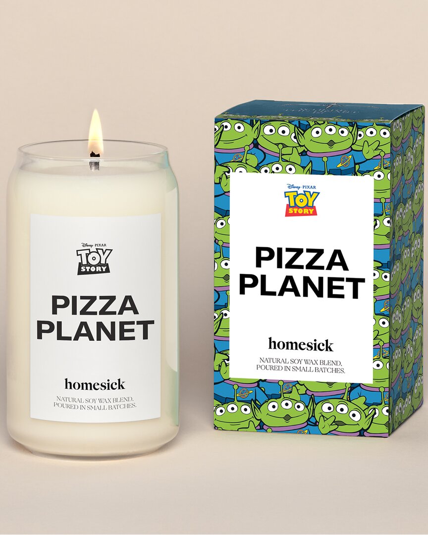 Shop Homesick Pizza Planet Candle In White