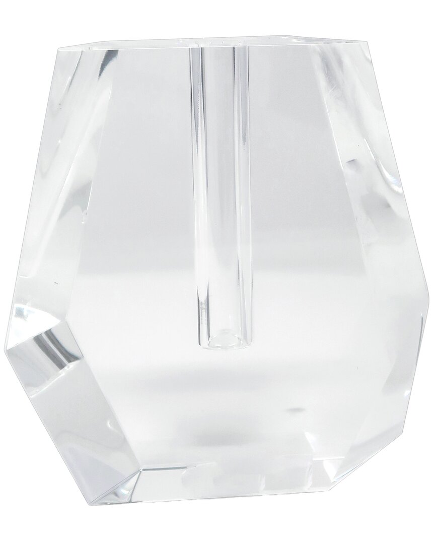 Vivience 6in Dimensional Crystal Vase
