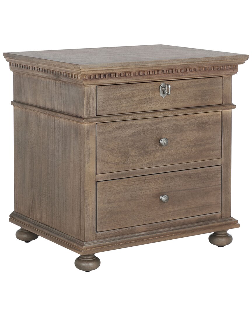 Safavieh Couture Allisyn 3 Drawer Wood Nightstand