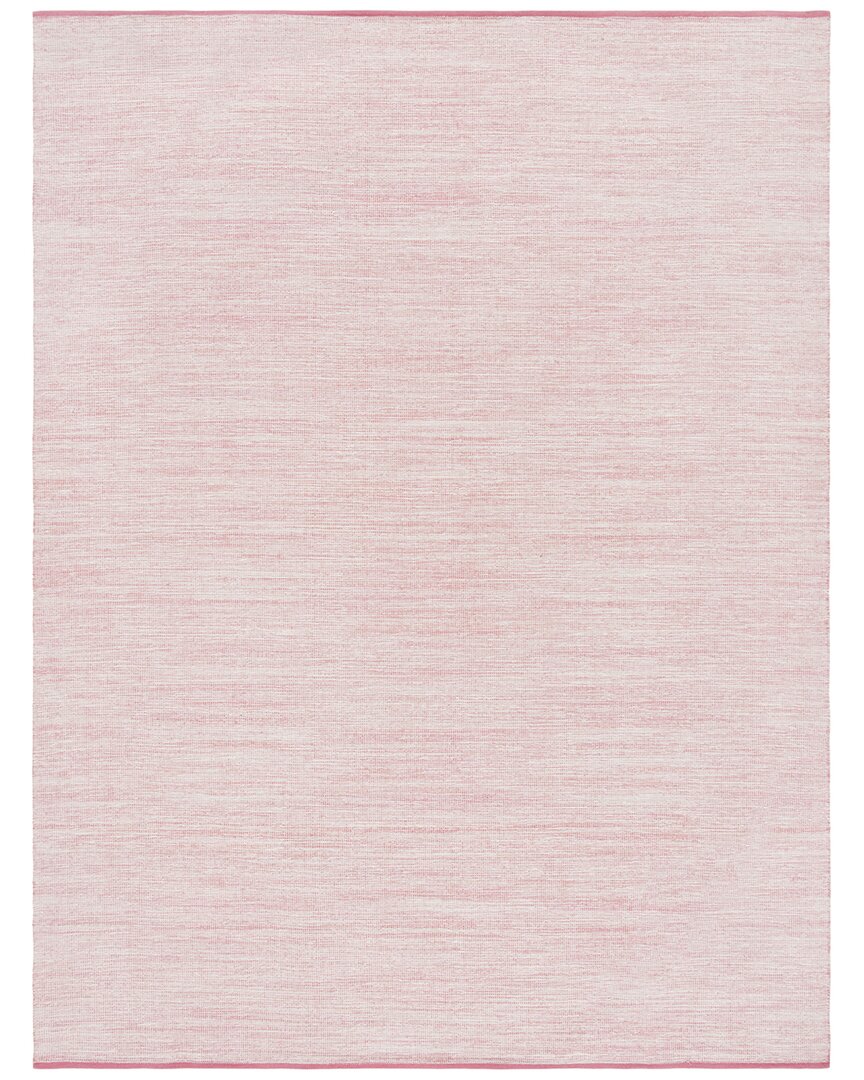 Safavieh Dnu  Montauk Flat Weave Area Rug In Pink