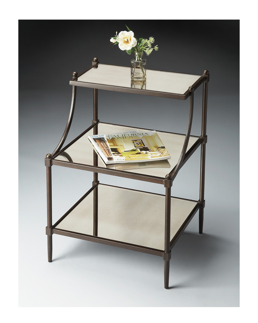 Butler Specialty Company Peninsula Mirrored Tiered Side Table