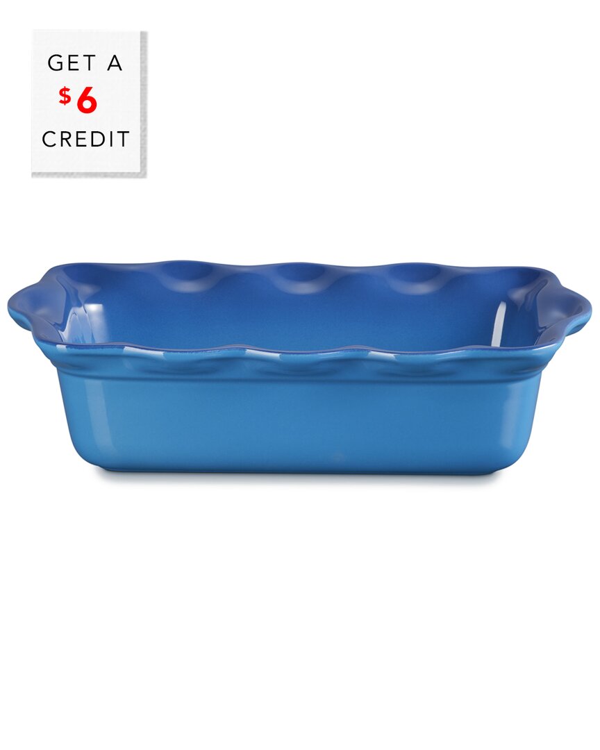 Le Creuset Heritage Stoneware 9-inch Fluted Loaf Pan