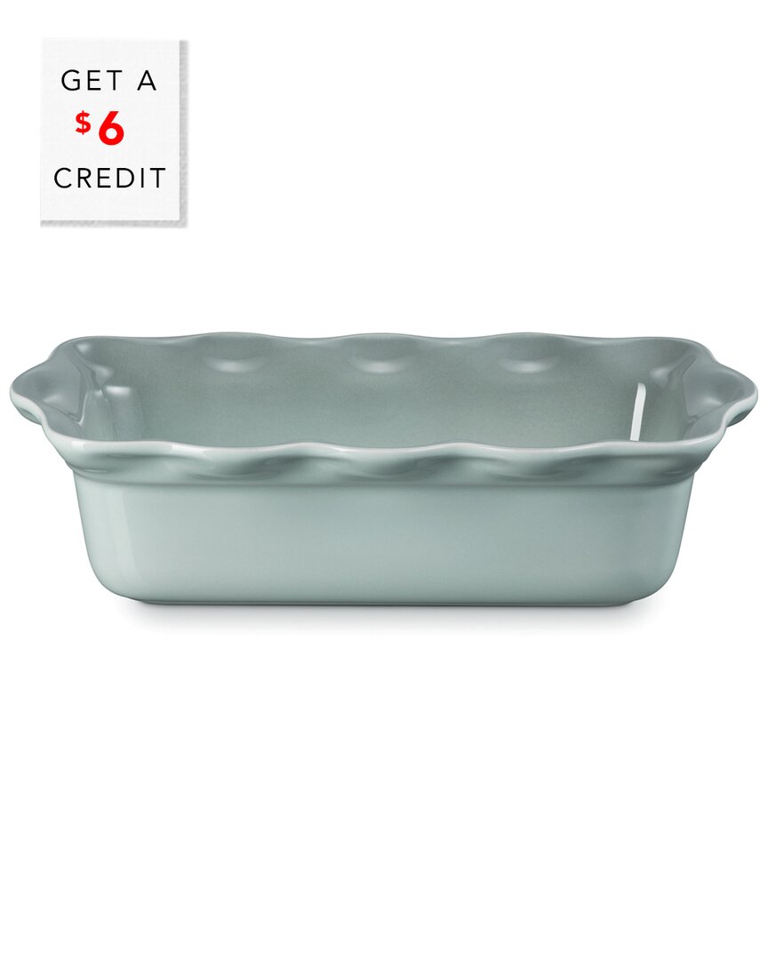 Le Creuset Heritage Stoneware 9-inch Fluted Loaf Pan