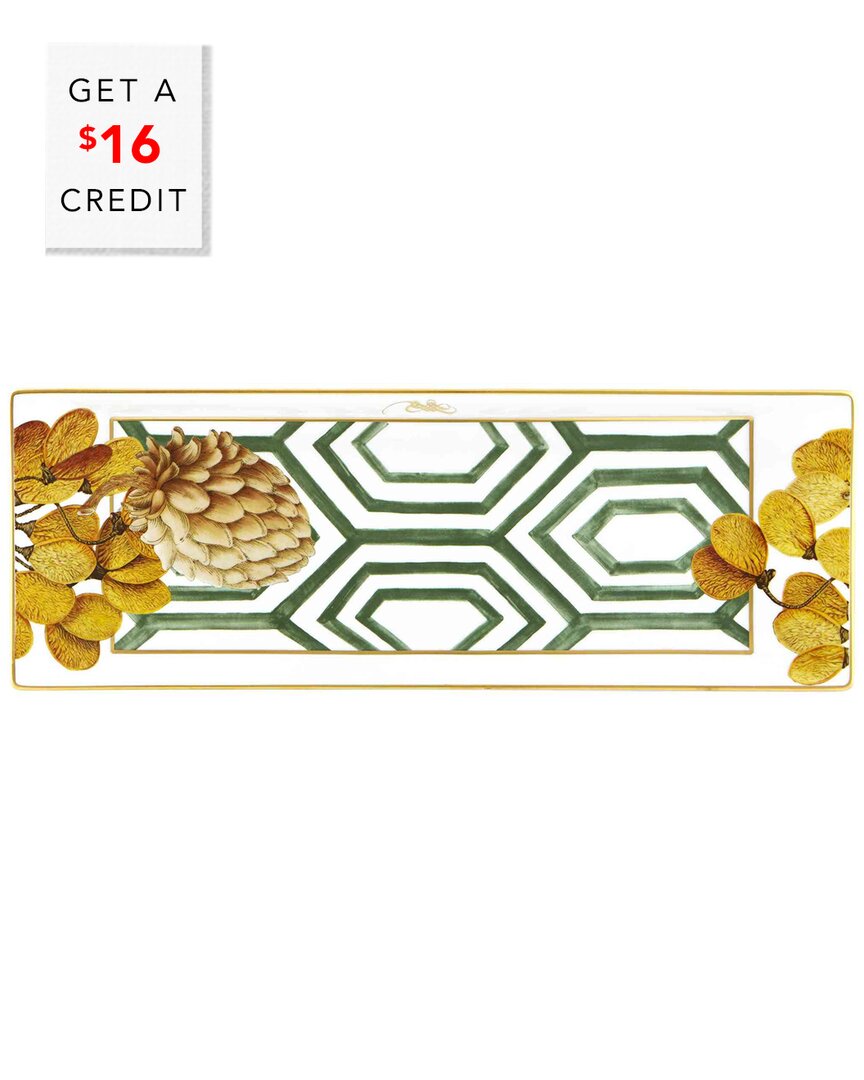 Vista Alegre Amazonia Tart Tray With $16 Credit In Multi