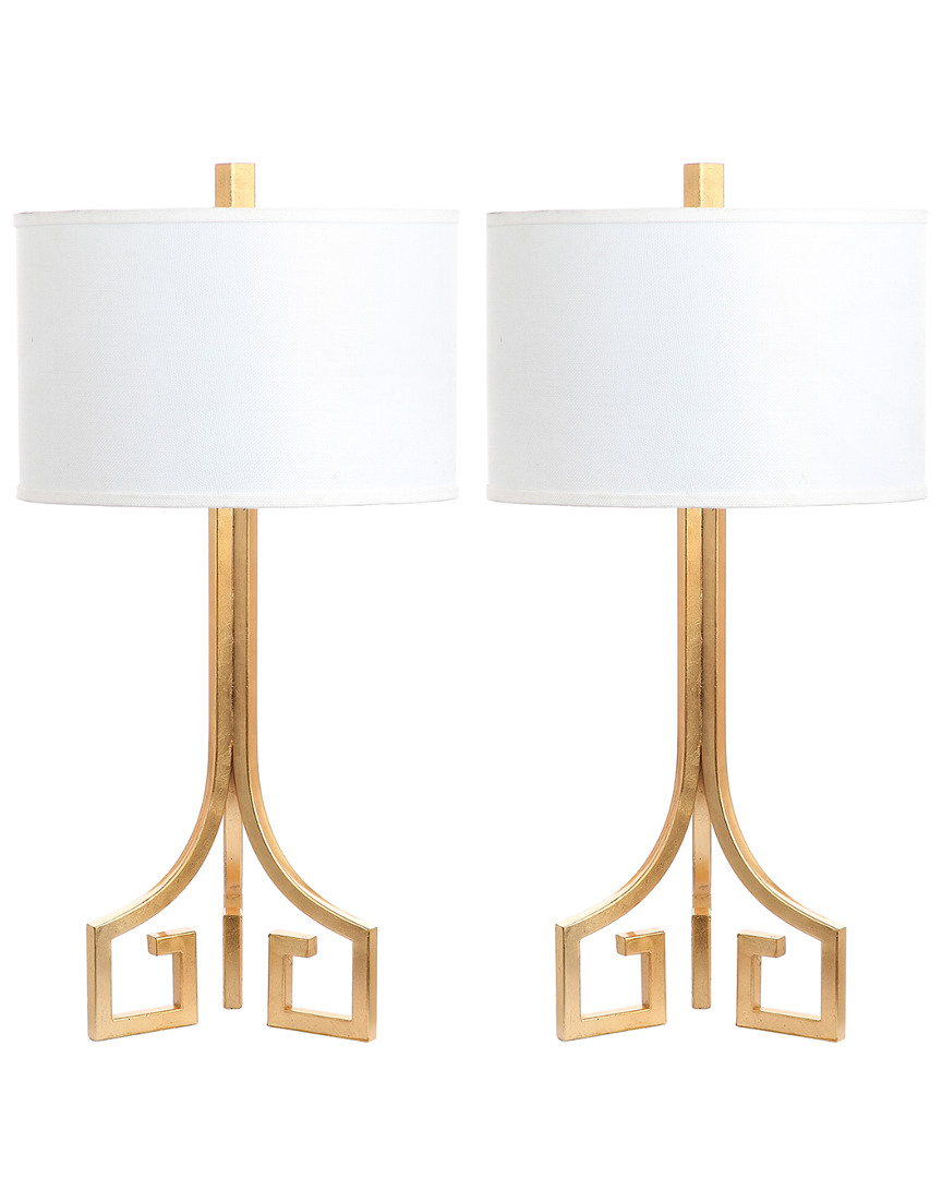 Shop Safavieh Set Of 2 Arabelle Hardback 27.5in Table Lamps
