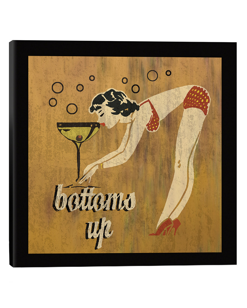 Icanvas Discontinued Bottoms Up By Unknown In Brown