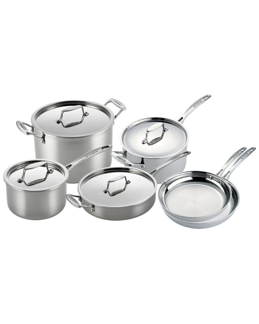 SCANPAN SCANPAN 10PC FUSION 5 COOKWARE SET 