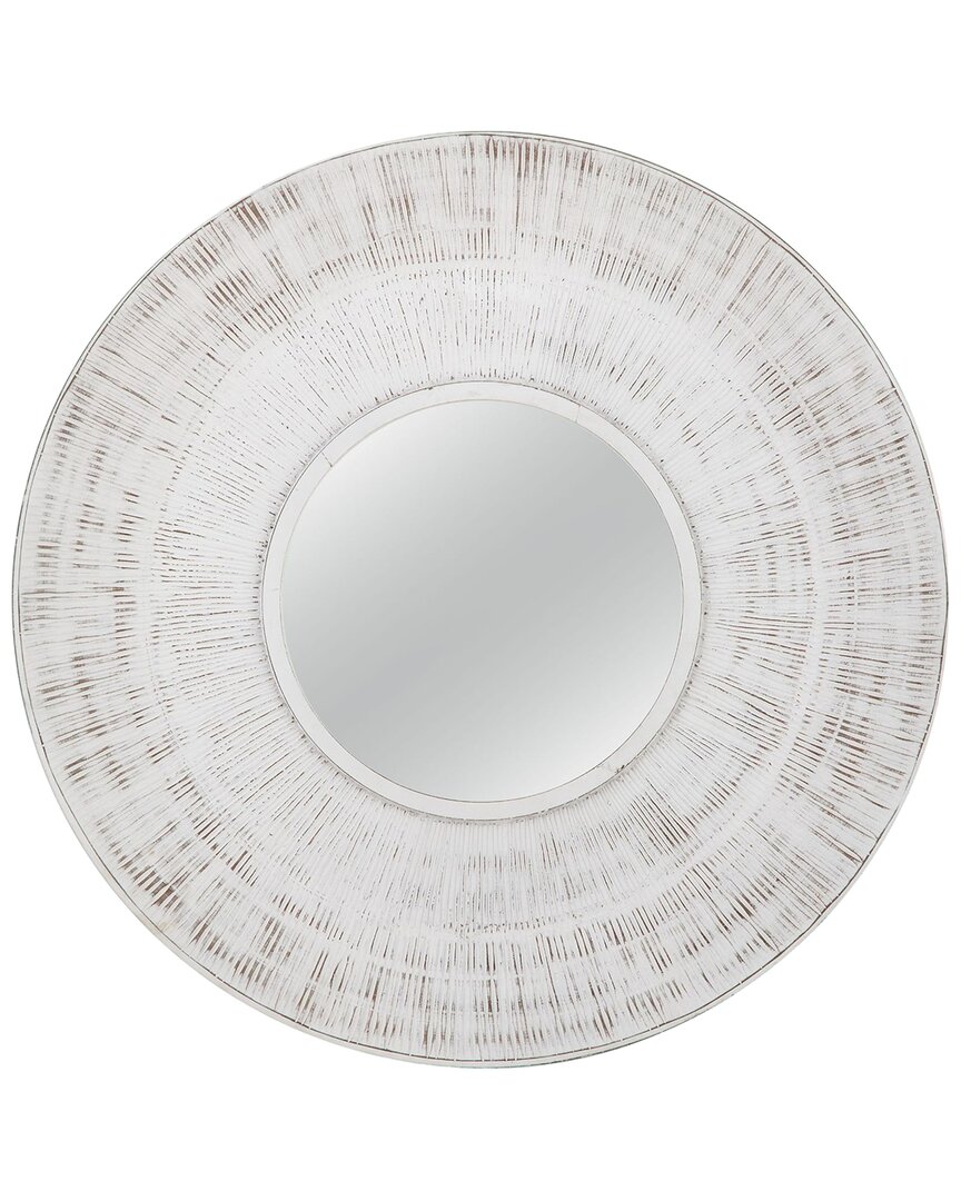 Bassett Mirror Ocean Isle Wall Mirror In White