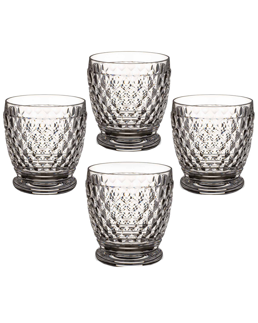 Villeroy & Boch Boston Set Of 4 Double Old Fashioned Glasses