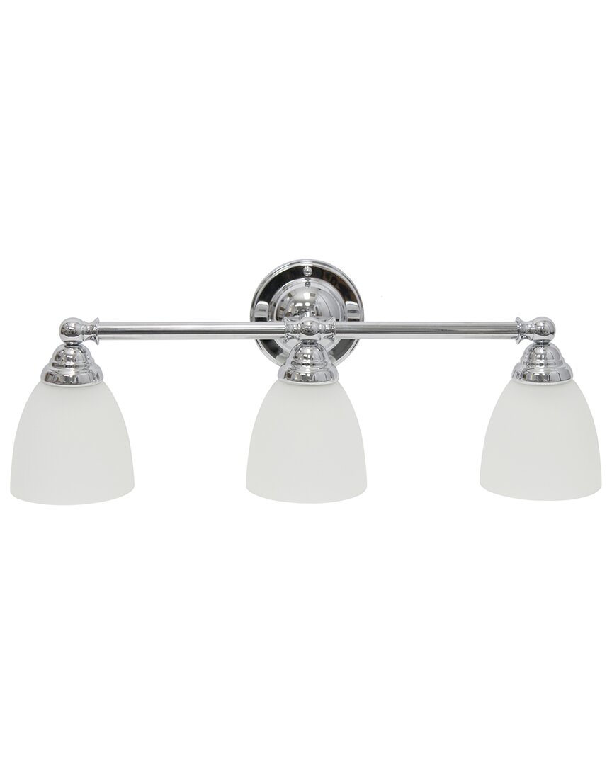 Lalia Home 25in Essentix Traditional 3-light Wall Mounted Fixture
