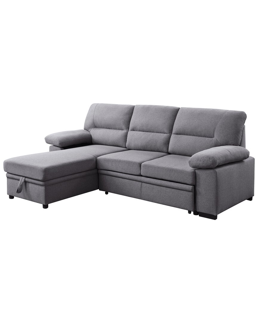 Acme Furniture Sectional Sofa In Gray