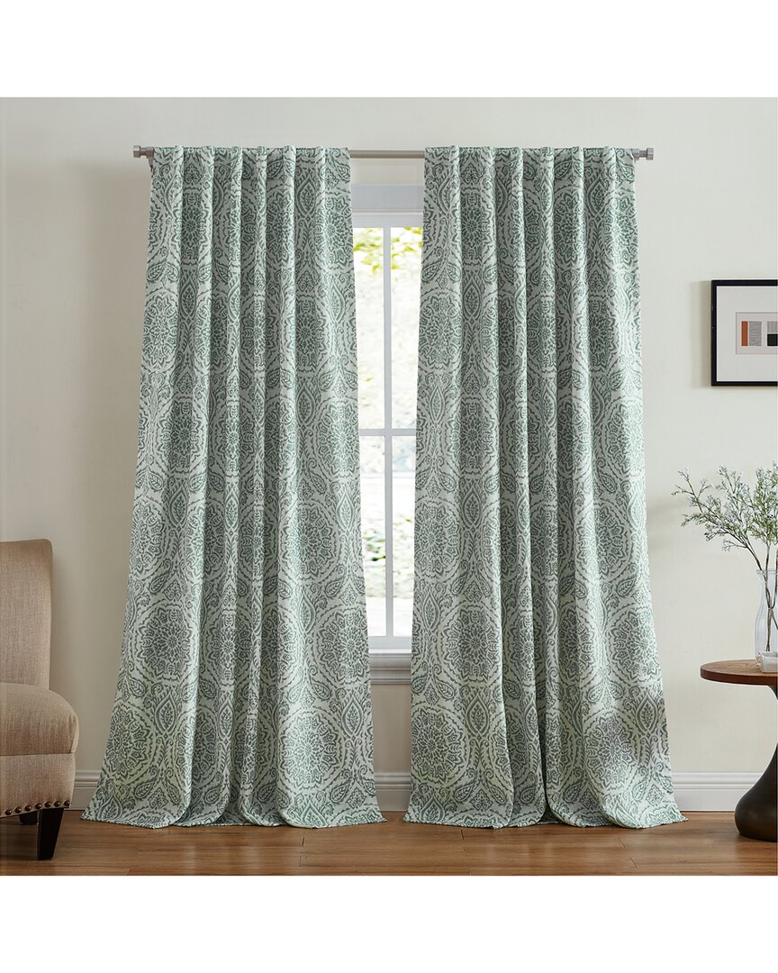 Elrene Giovanni Medallion Blackout Window Curtain Panel