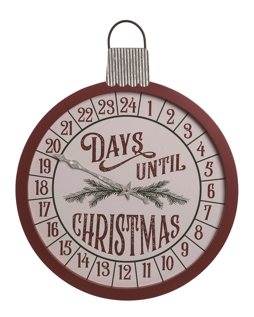 Shop Transpac Wood 22.63in Multicolor Christmas Ornament Countdown Calendar With Pointer