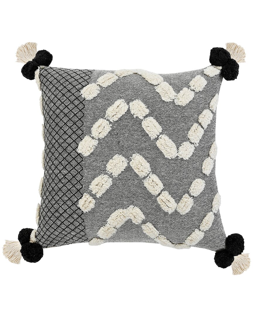 Lr Home Zeal Pom Throw Pillow