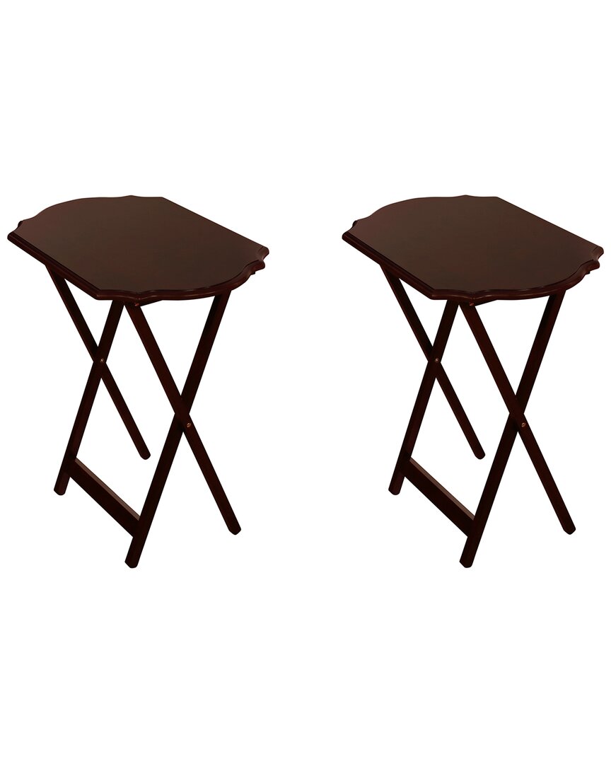Linon Joelle Pair Of Snack Trays