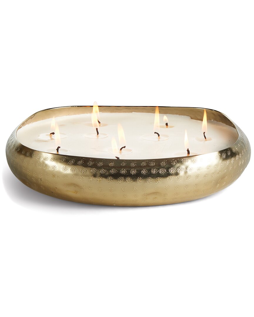 Napa Home & Garden Cashmere 10-wick Candle Tray In Gold