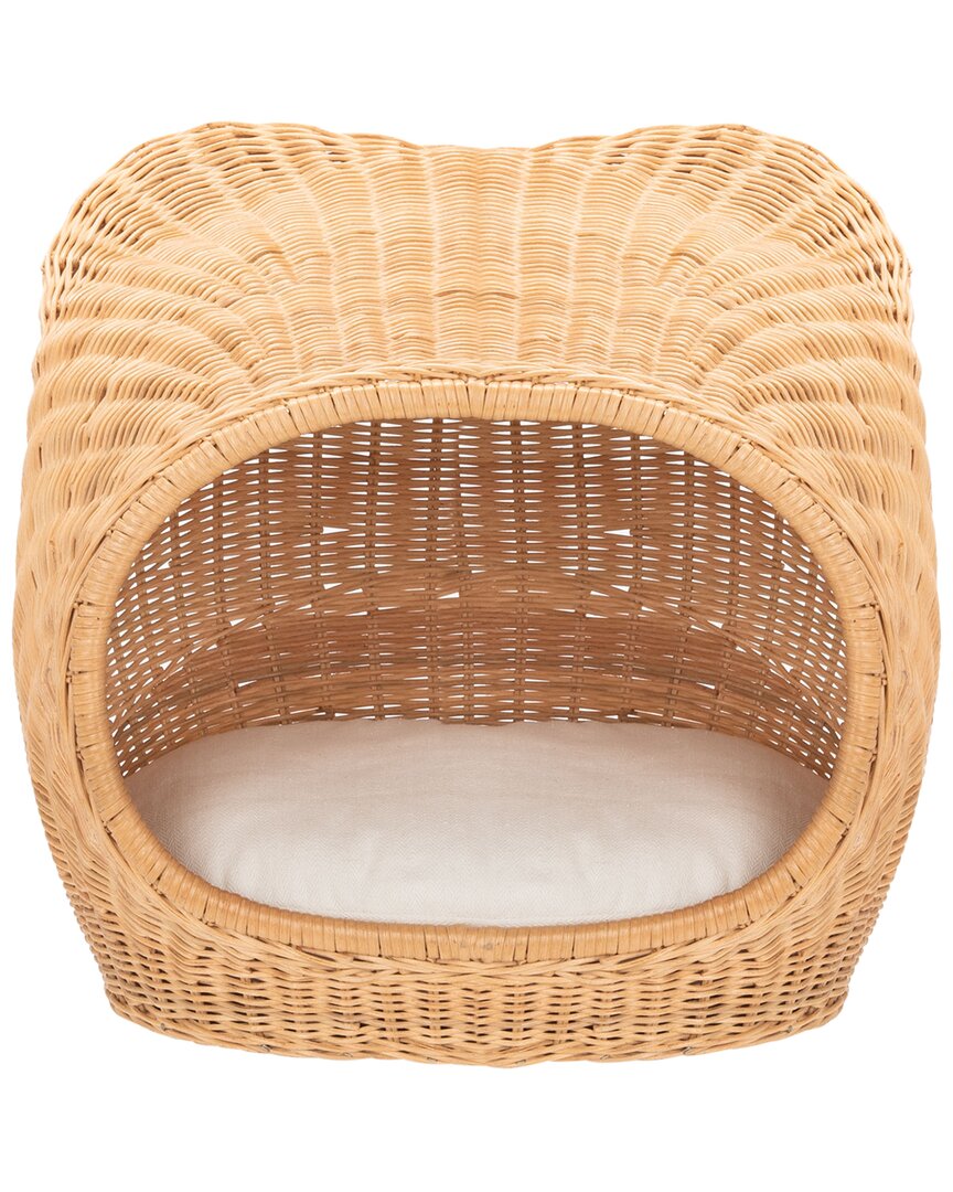 Safavieh Toru Cat Bed With Cushion In Brown