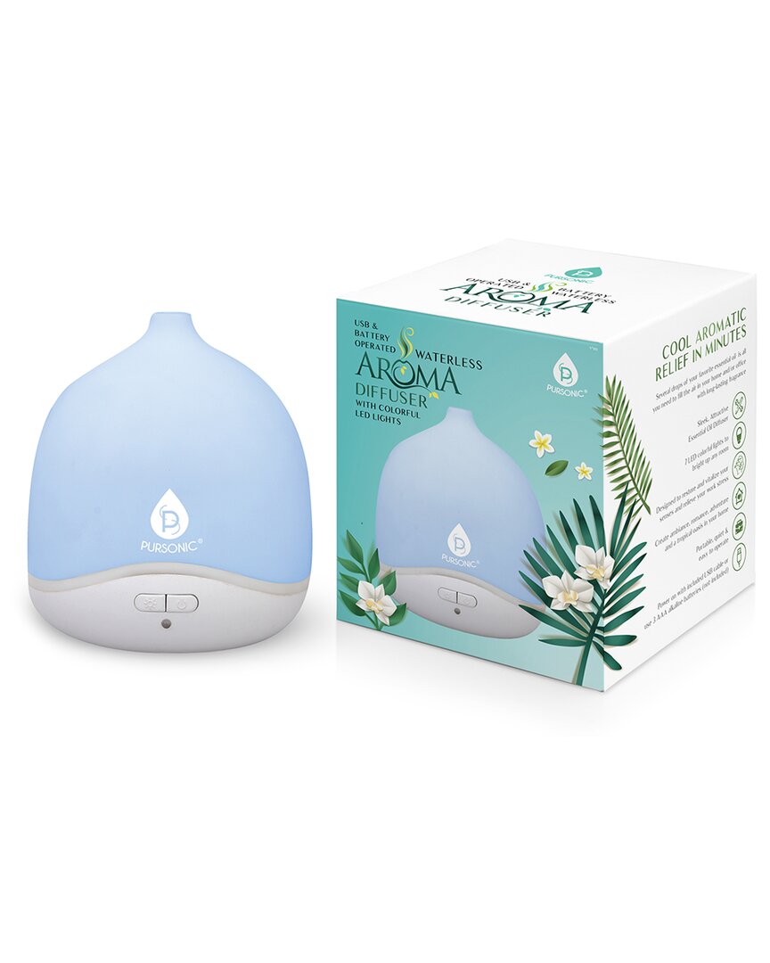 PURSONIC USB & BATTERY OPERATED WATERLESS AROMA DIFFUSER