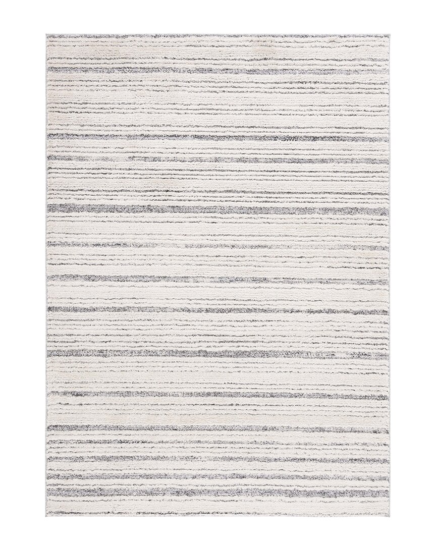 Martha Stewart Lucia Shag Polypropylene Rug In White