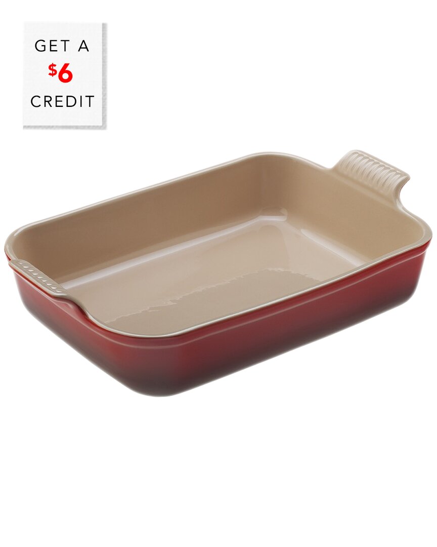 Le Creuset 2.5qt Heritage Rectangular Dish With $6 Credit