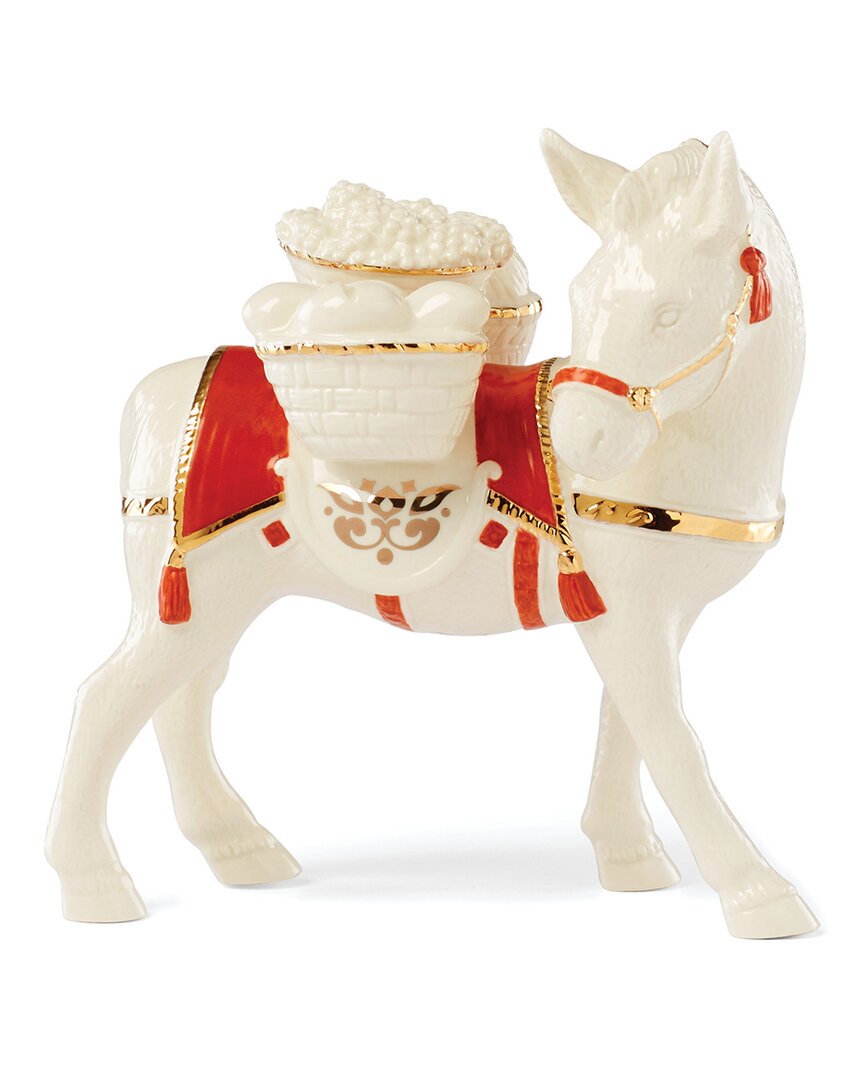 Shop Lenox First Blessing Nativity Donkey Figurine In Multicolor