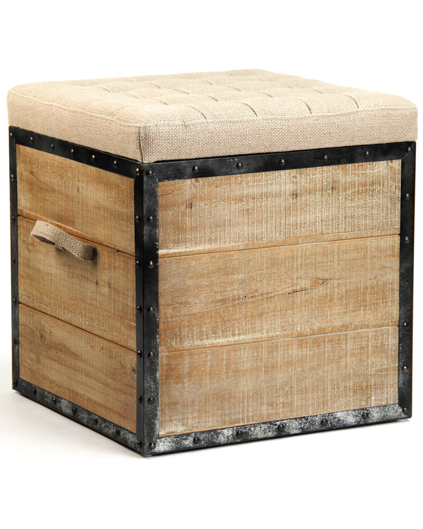 Zentique Faye Stool In Brown