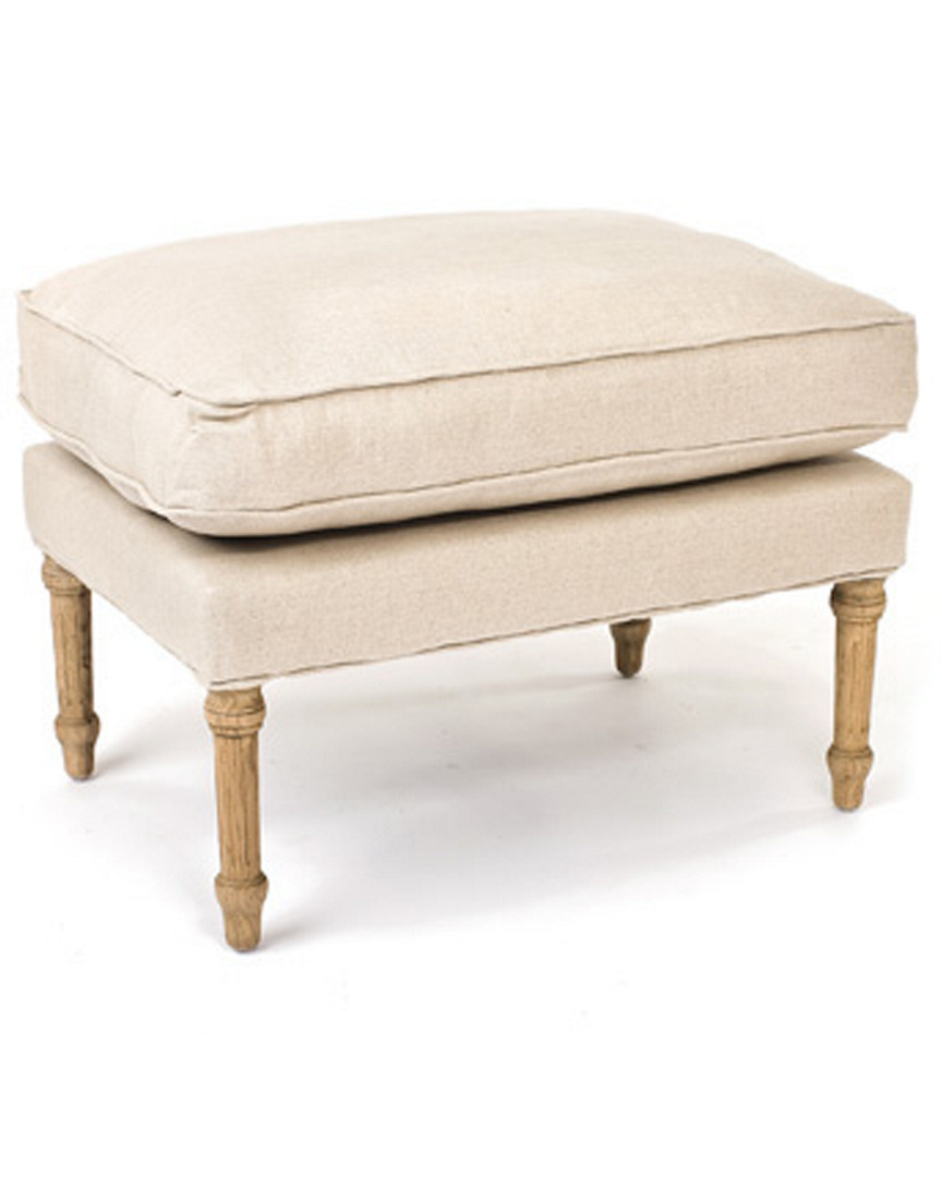 Zentique Louis Ottoman In Neutral
