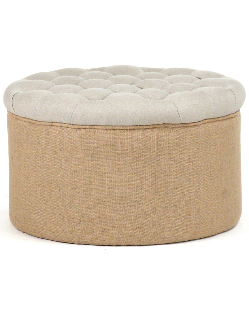Zentique Round Ottoman