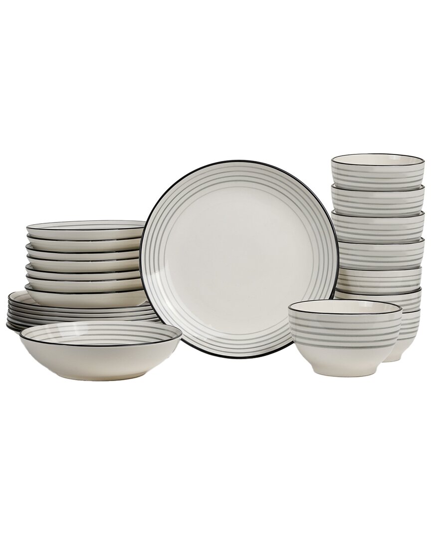 Earth & Clay Zeke 24pc Dinnerware Set Earthenware