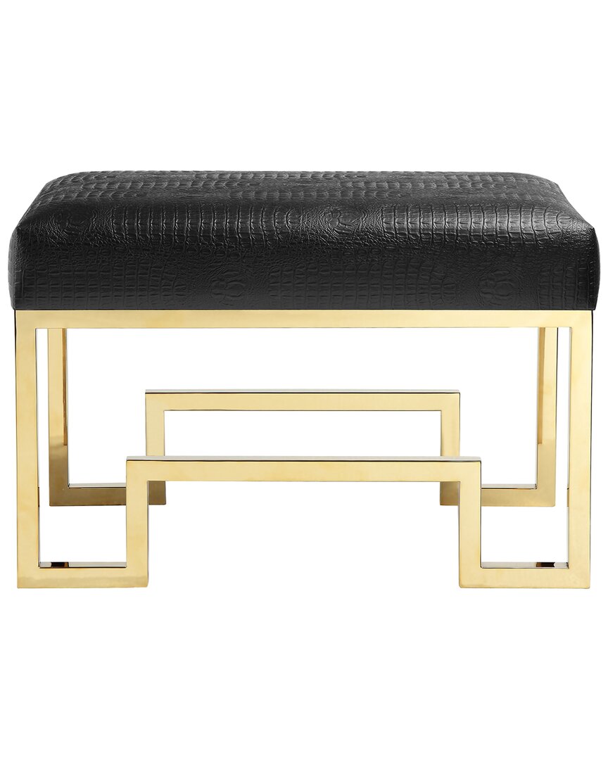 Shatana Home Laurence Stool In Gold