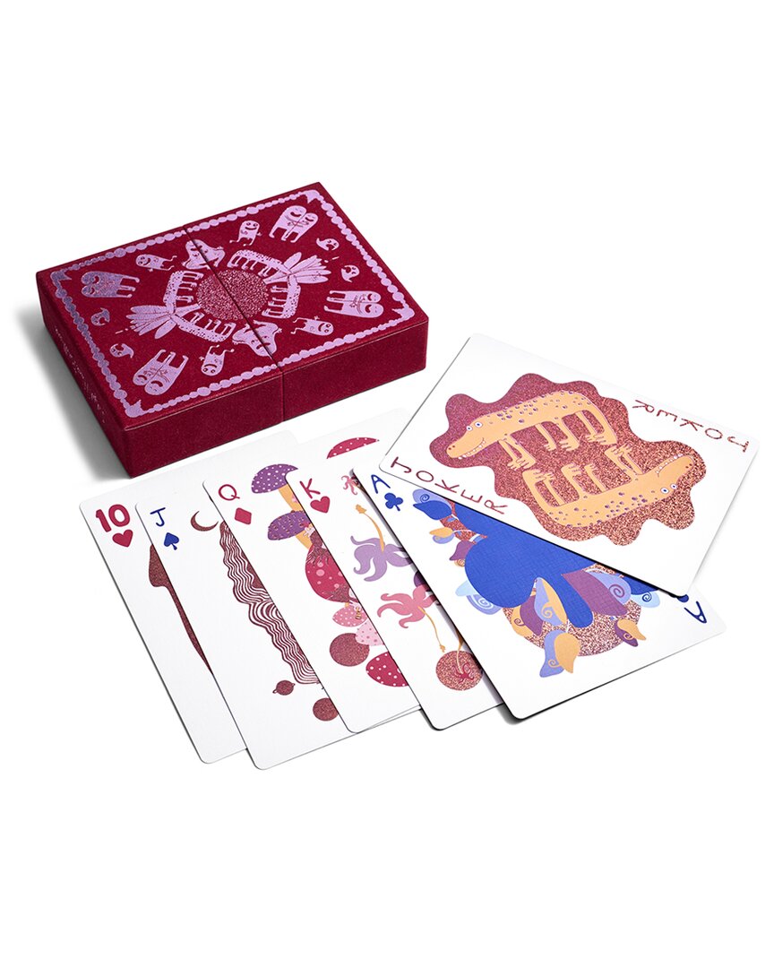 L'objet Haas Jumbo Playing Cards In Pink