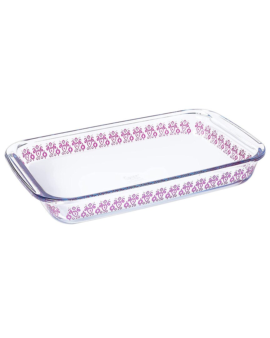 Spice By Tia Mowry 2.3qt Spicy Cloves Glass Rectangular Baker
