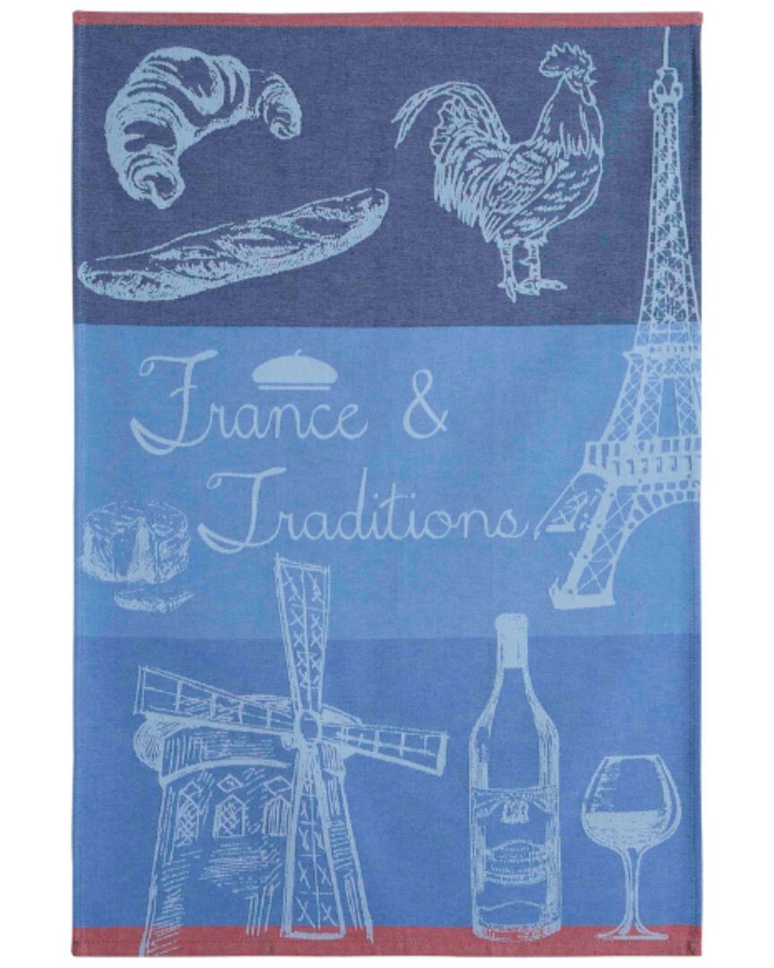 Coucke France & Traditions Tea Towel In Blue