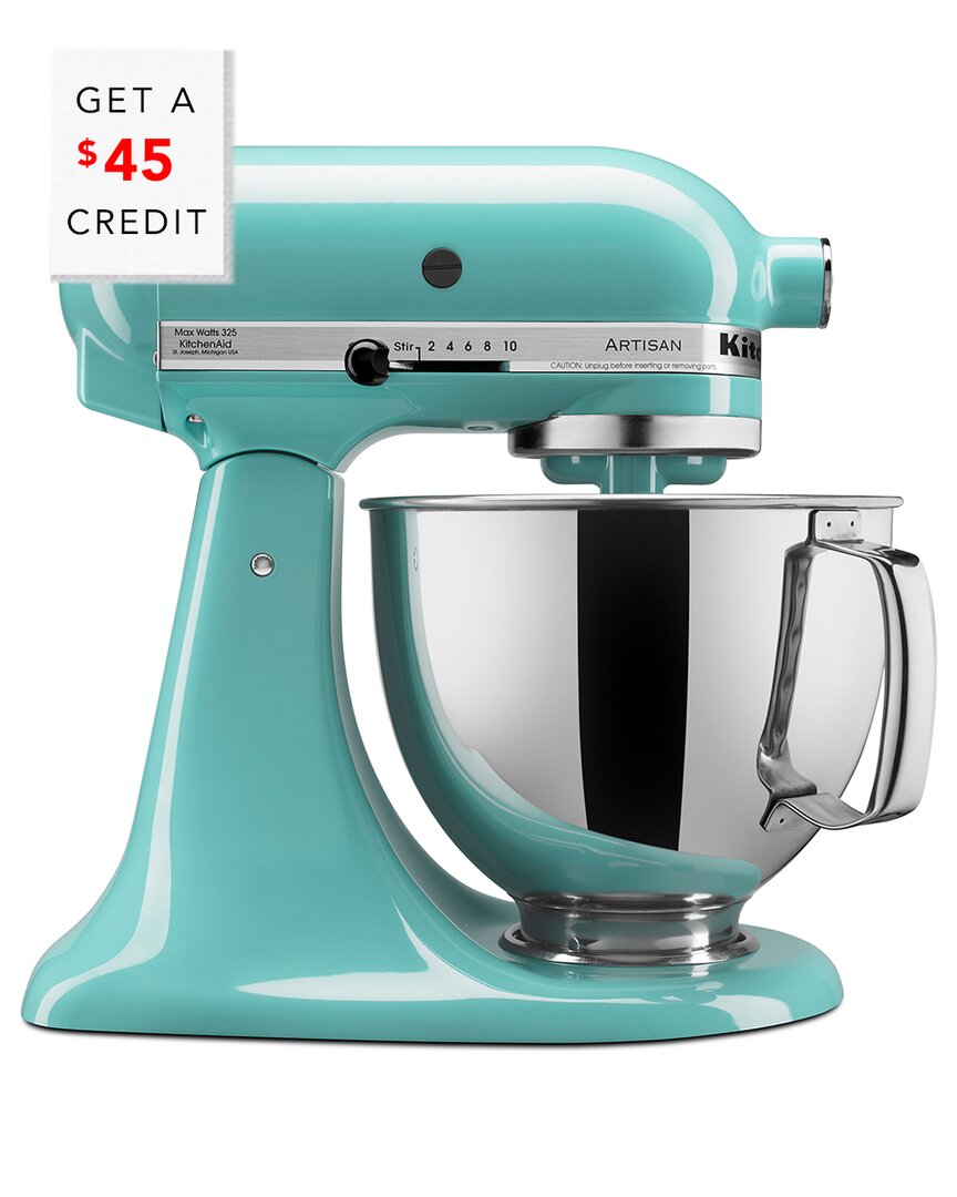 Kitchenaid Artisan Series 5qt Ice Blue Tilt-back Head Stand Mixer$45 Credit With $45 Credit