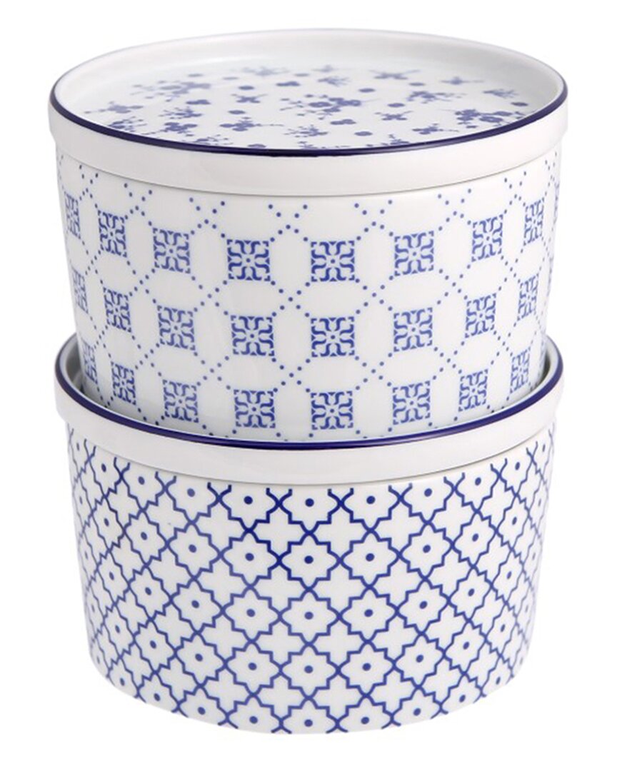 Porland Blue Passion 2-piece Storage Box Set