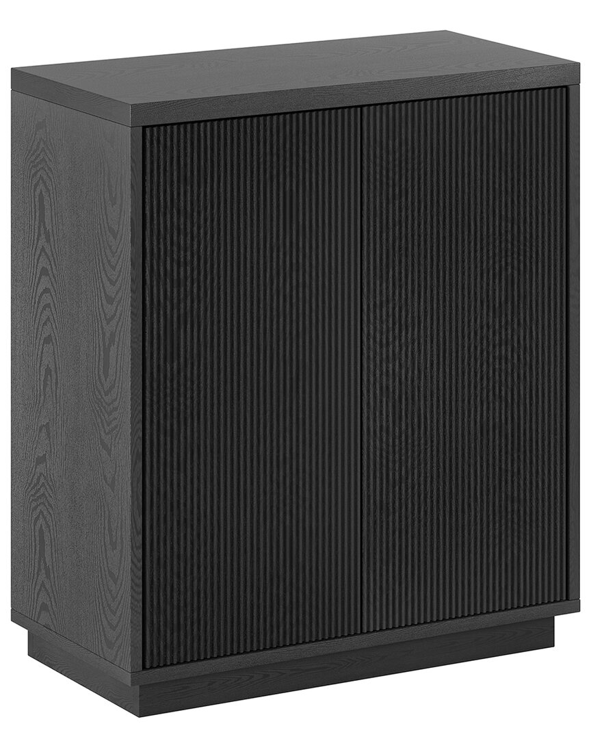 Shop Abraham + Ivy Alston Rectangular Accent Cabinet In Black