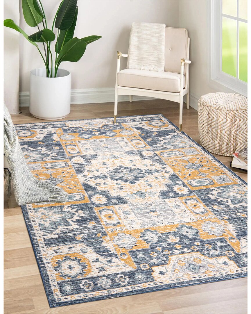 Obeetee Plaza Rug In Blue