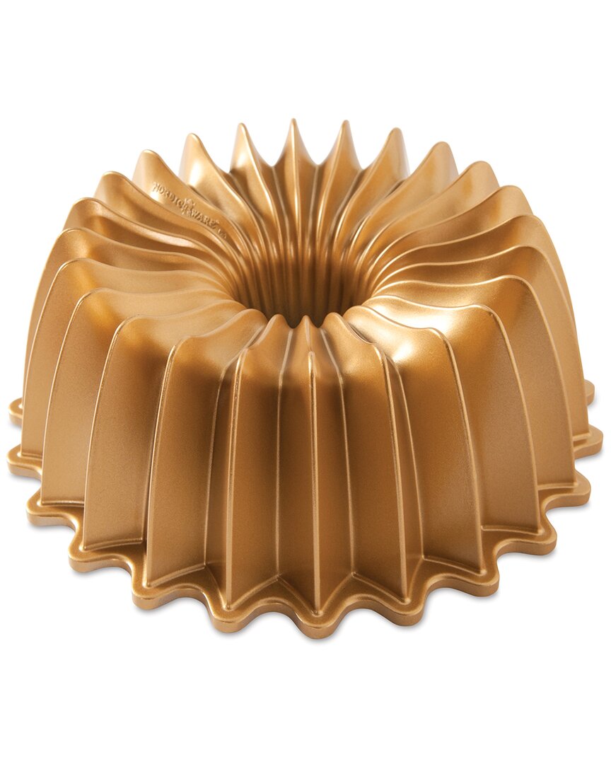 Nordic Ware Brilliance Bundt Pan In Gold