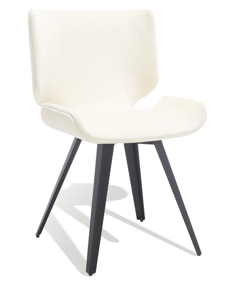 Safavieh Couture Matty Scandinavian Dining Chair In Cream